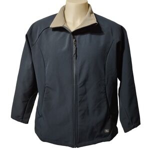 Charles River Jacket Women's XXL Full Zip Rain Jacket Flannel Lined Zip Pockets